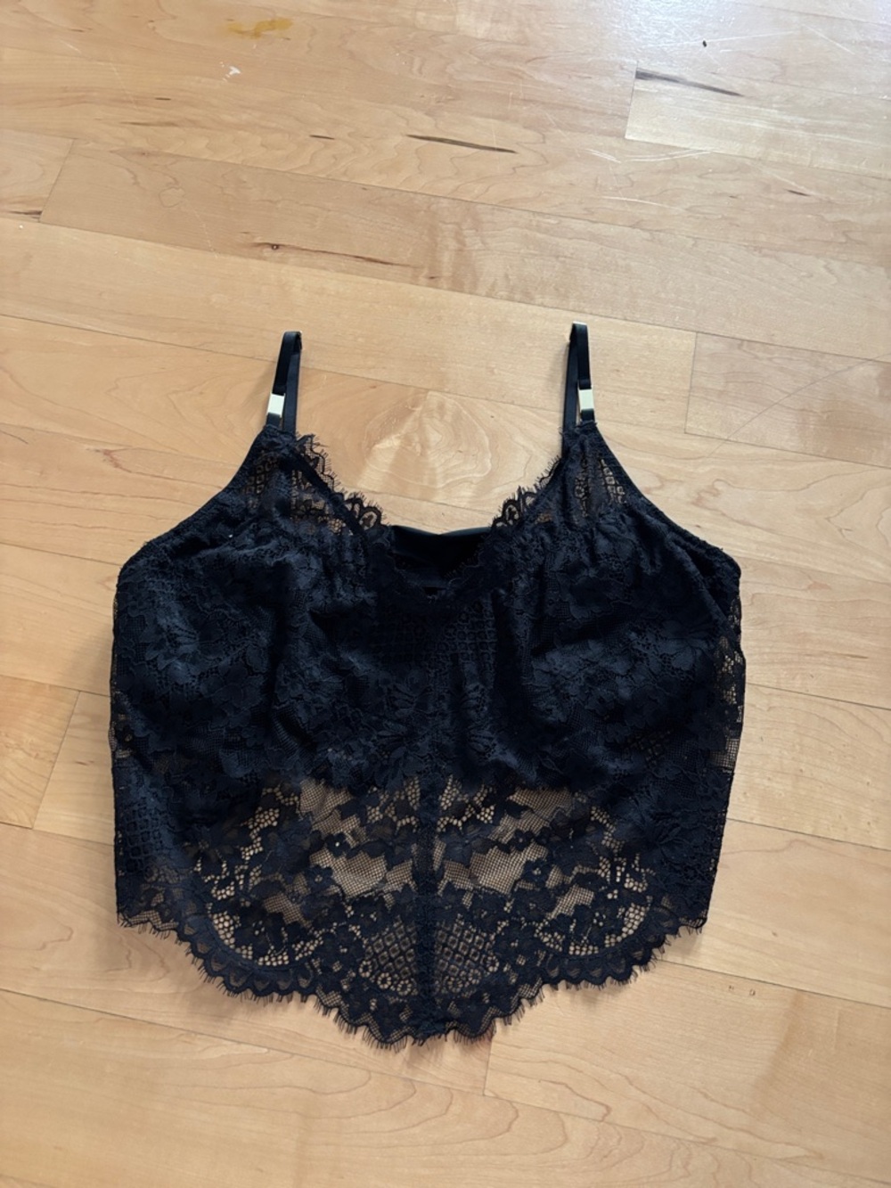 Aerie asymmetrical lace top